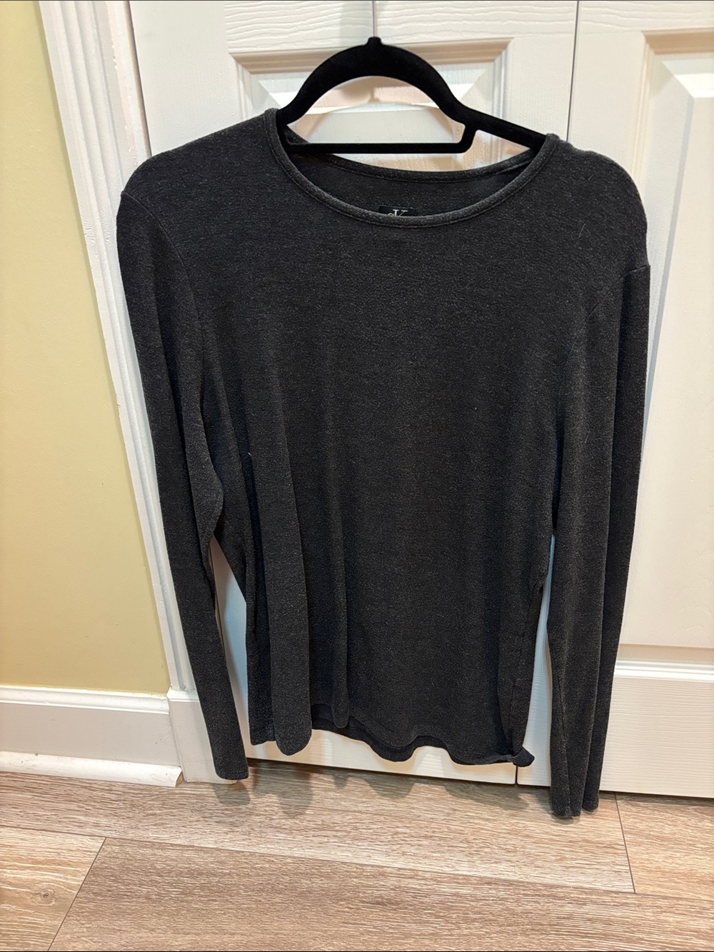 Calvin Klein Black Crewneck Lightweight Sweater